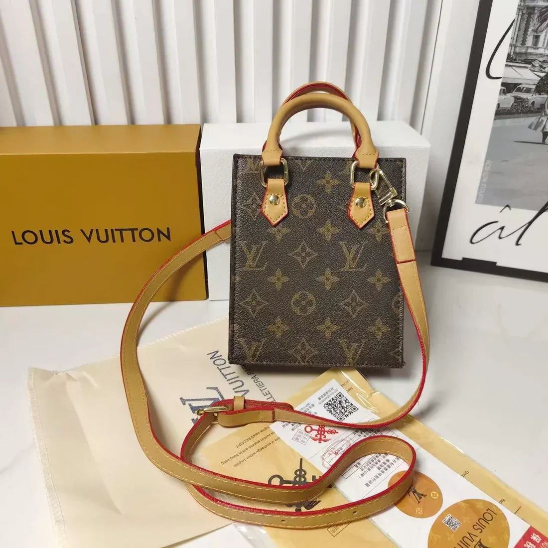 Keychain phone bag crafted by a celebrity designer