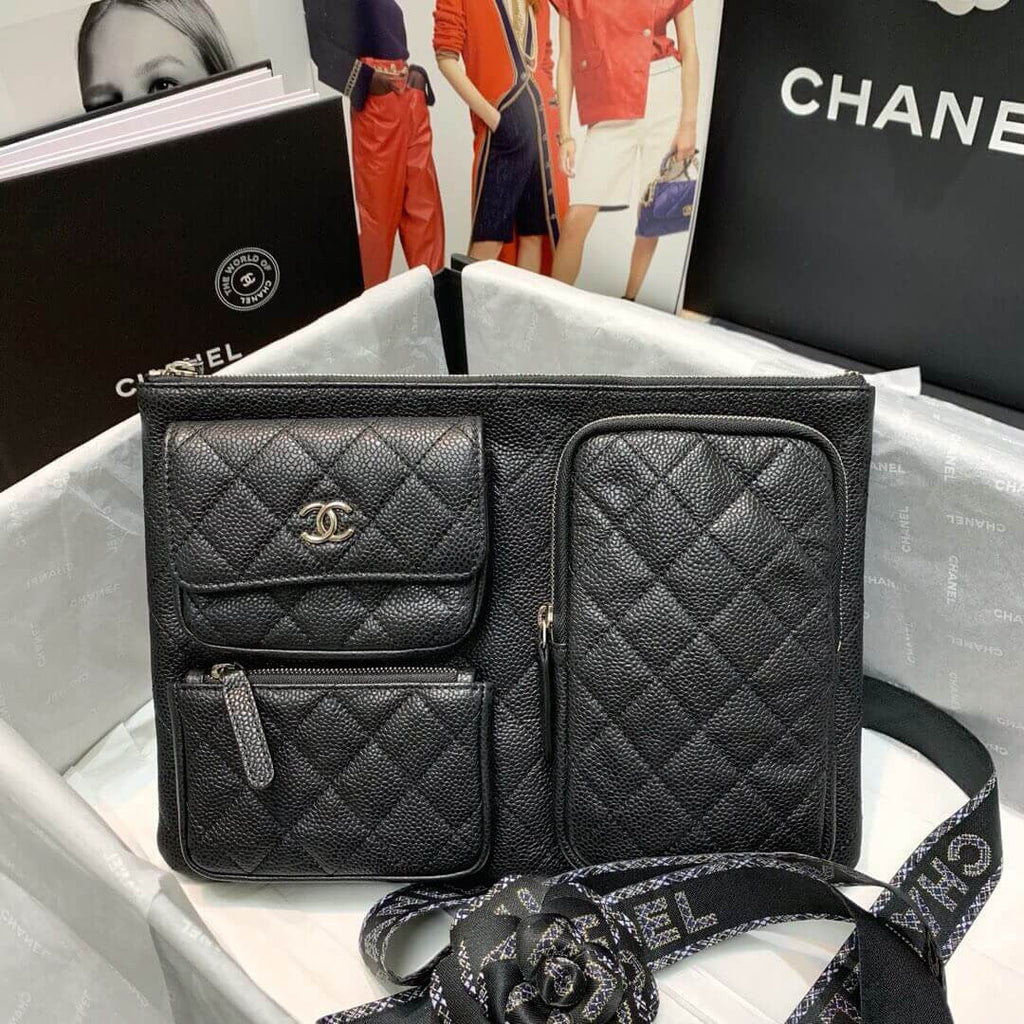 ESMEE Caviar Case with Accessories Bag CHL - 749