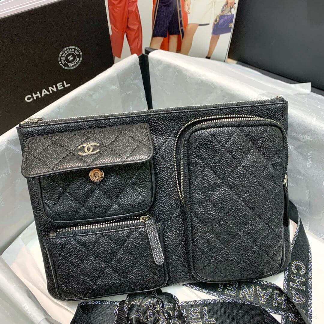 ESMEE Caviar Case with Accessories Bag CHL - 749