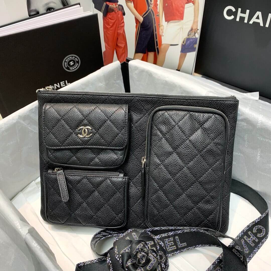 ESMEE Caviar Case with Accessories Bag CHL - 749