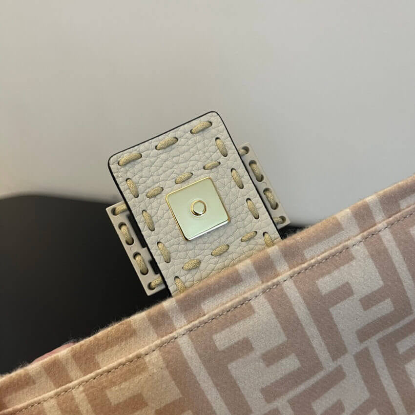 ESMEE Beige FF Wool Bag - FND 800