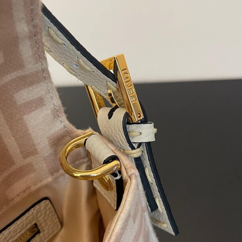 ESMEE Beige FF Wool Bag - FND 800