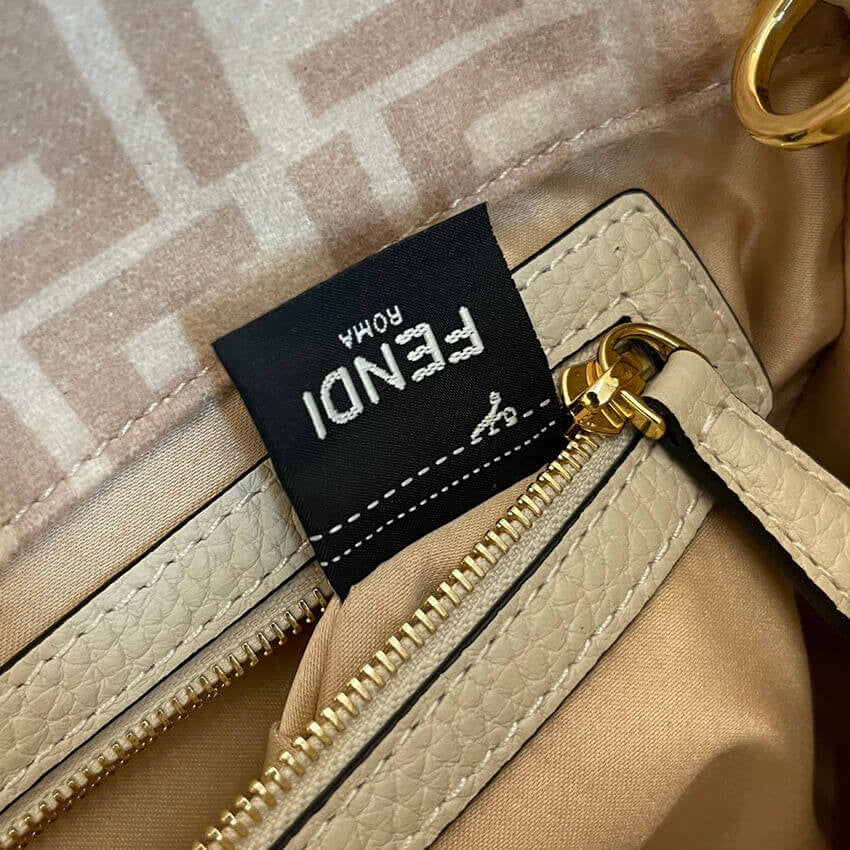 ESMEE Beige FF Wool Bag - FND 800