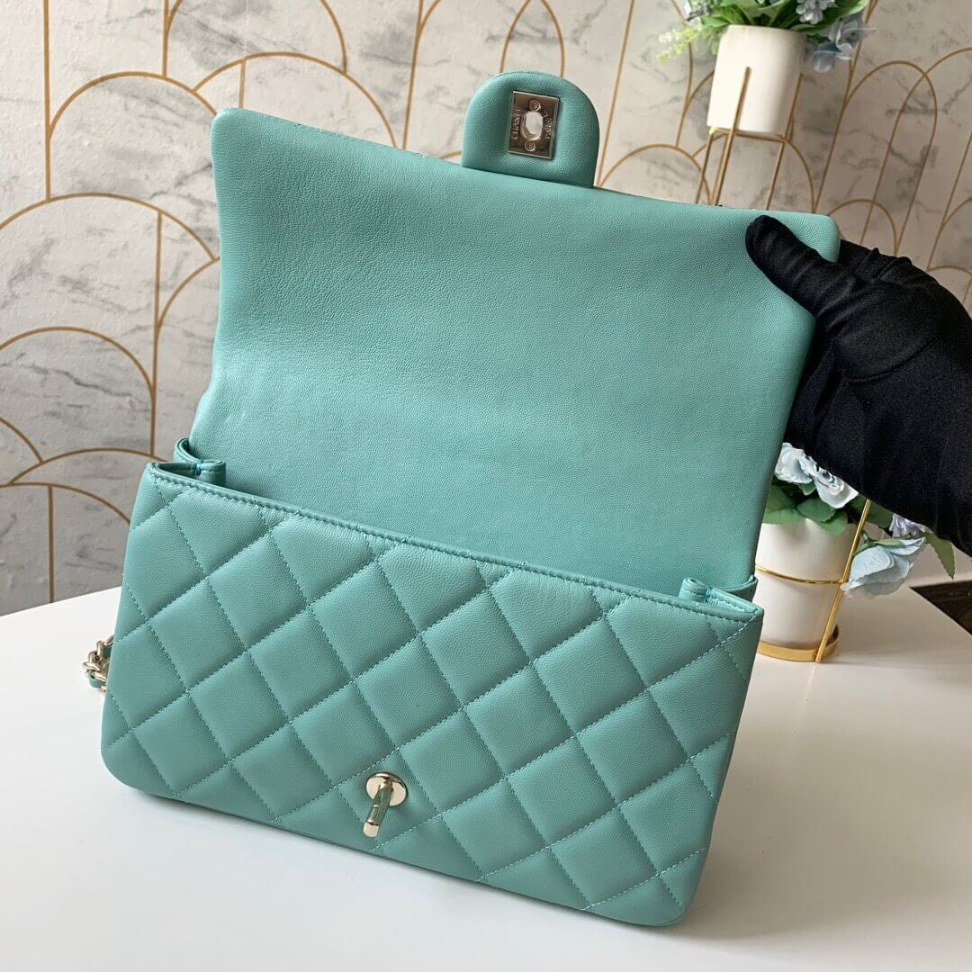 ESMEE Flap Bag With Large Bi-Color Chain CHL - 743