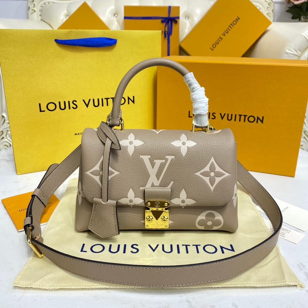 ESMEE Bicolor Monogram Leather Bag - LUV 464