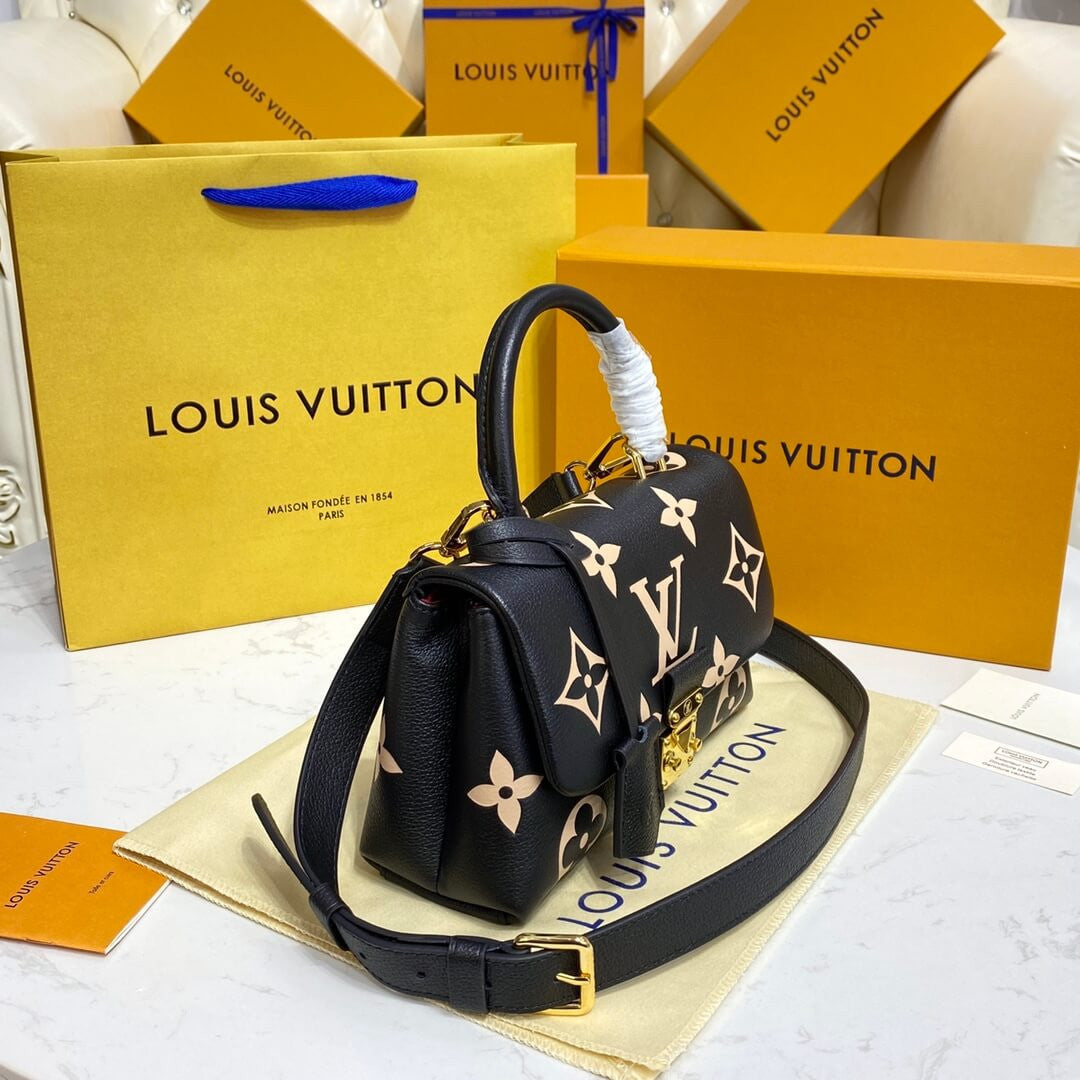 ESMEE Bicolor Monogram Leather Bag - LUV 465