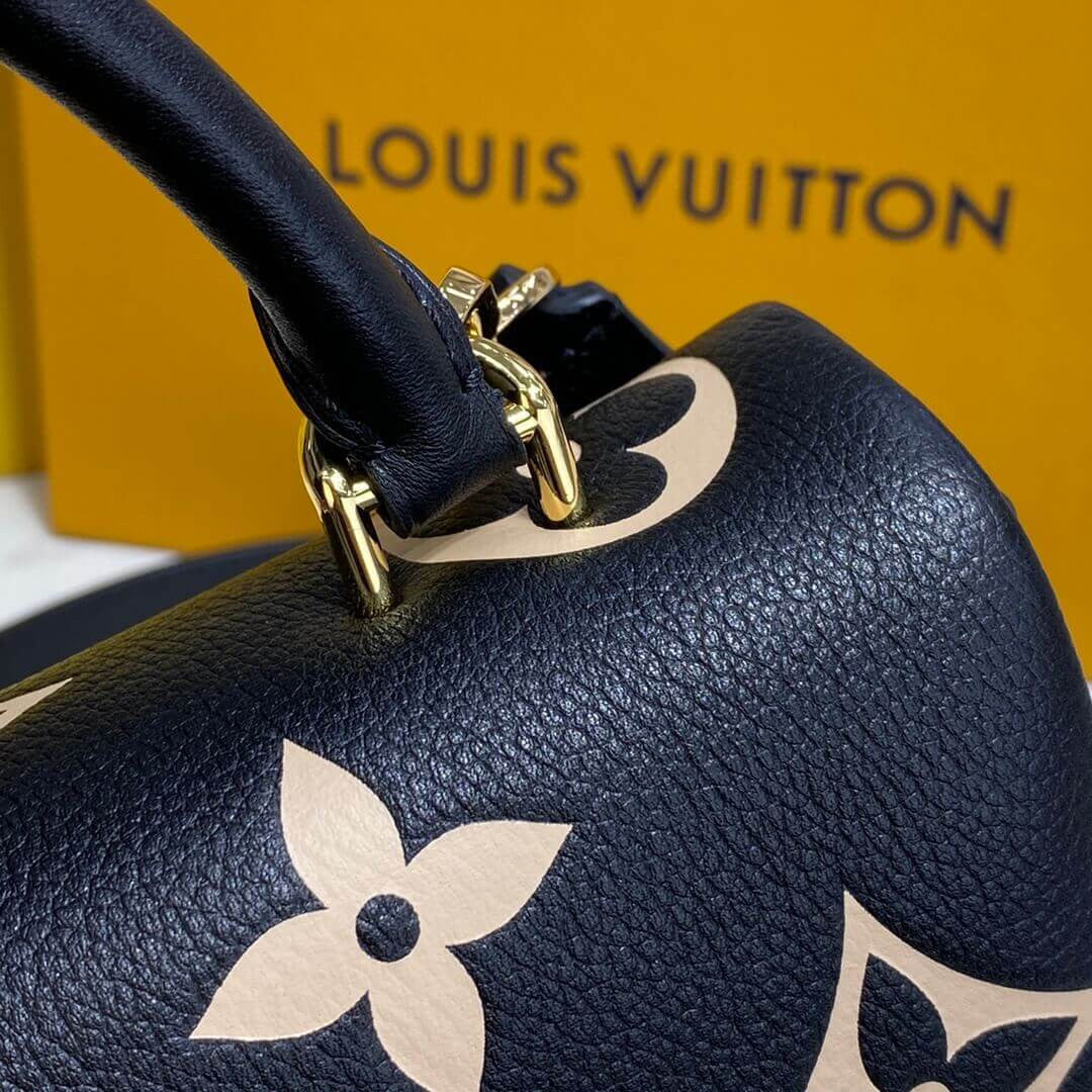 ESMEE Bicolor Monogram Leather Bag - LUV 465
