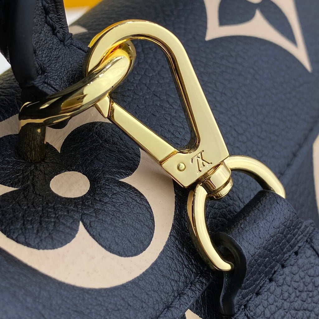 ESMEE Bicolor Monogram Leather Bag - LUV 465