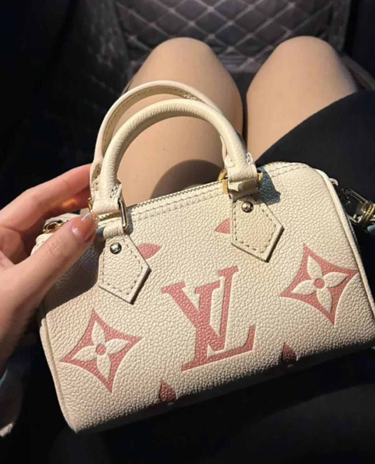 ESMEE Monogram Leather Nano Speedy - LUV 446