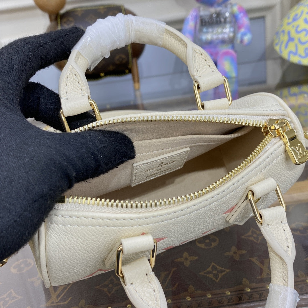 ESMEE Monogram Leather Nano Speedy - LUV 446