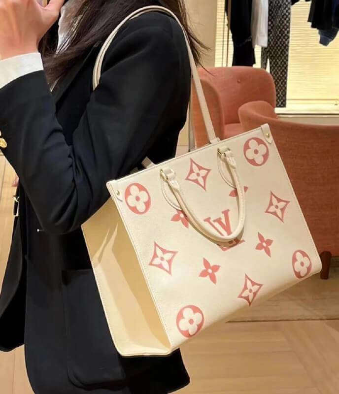 ESMEE Monogram Leather OnTheGo Bag - LUV 443