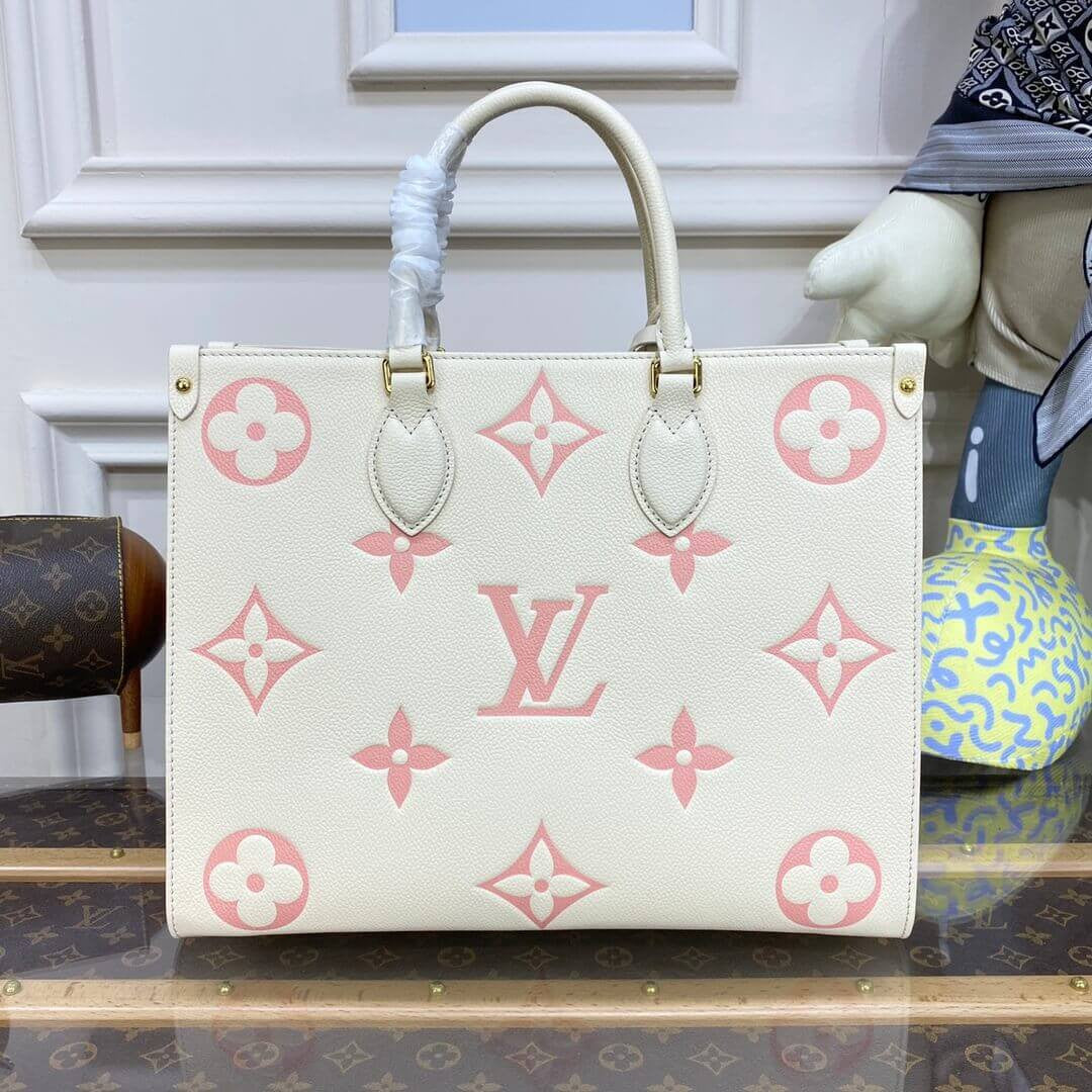 ESMEE Monogram Leather OnTheGo Bag - LUV 443