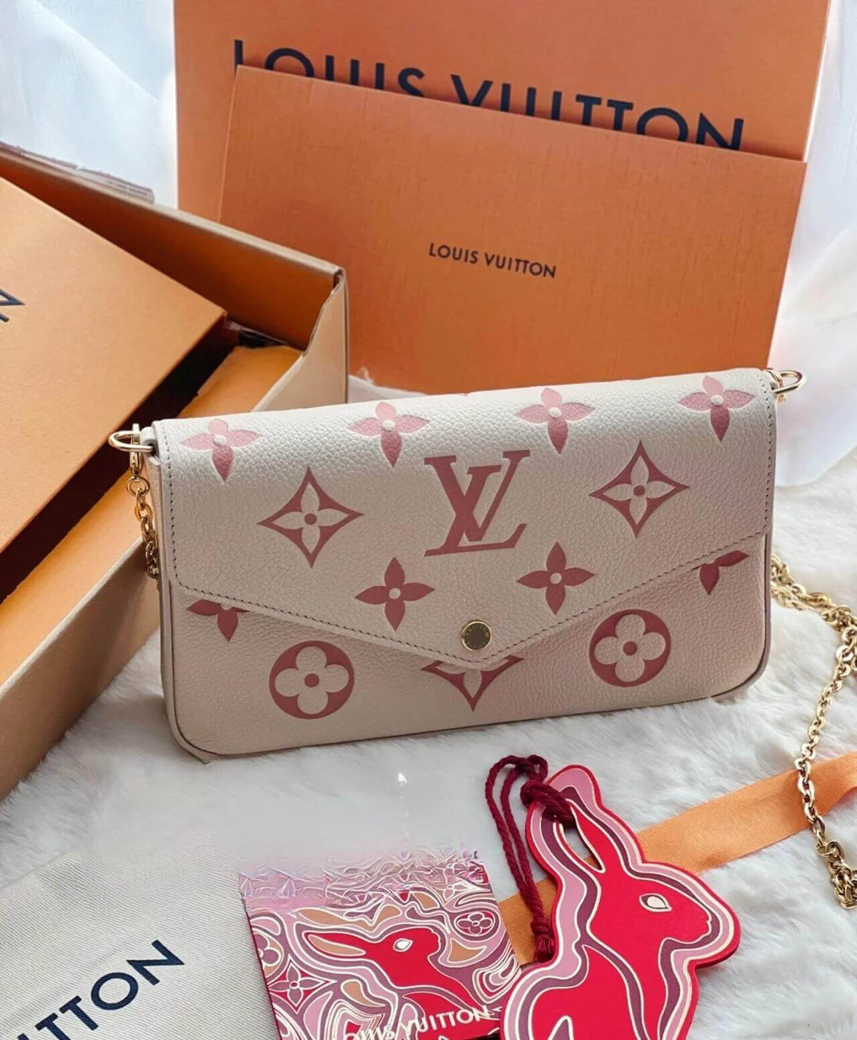 ESMEE Monogram Leather Pochette Felicie - LUV 445
