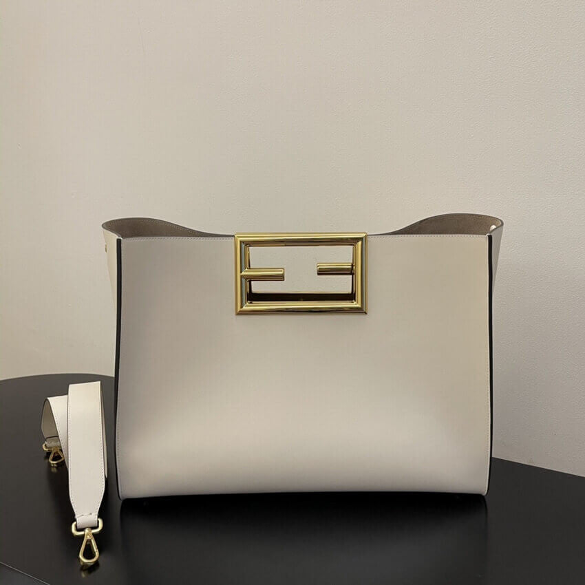 ESMEE Calf Leather Medium Way Bag - FND 793