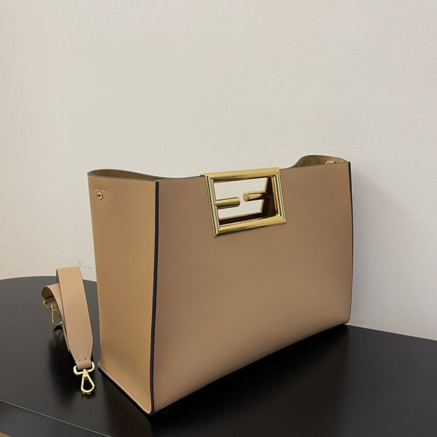 ESMEE Calf Leather Medium Way Bag - FND 796