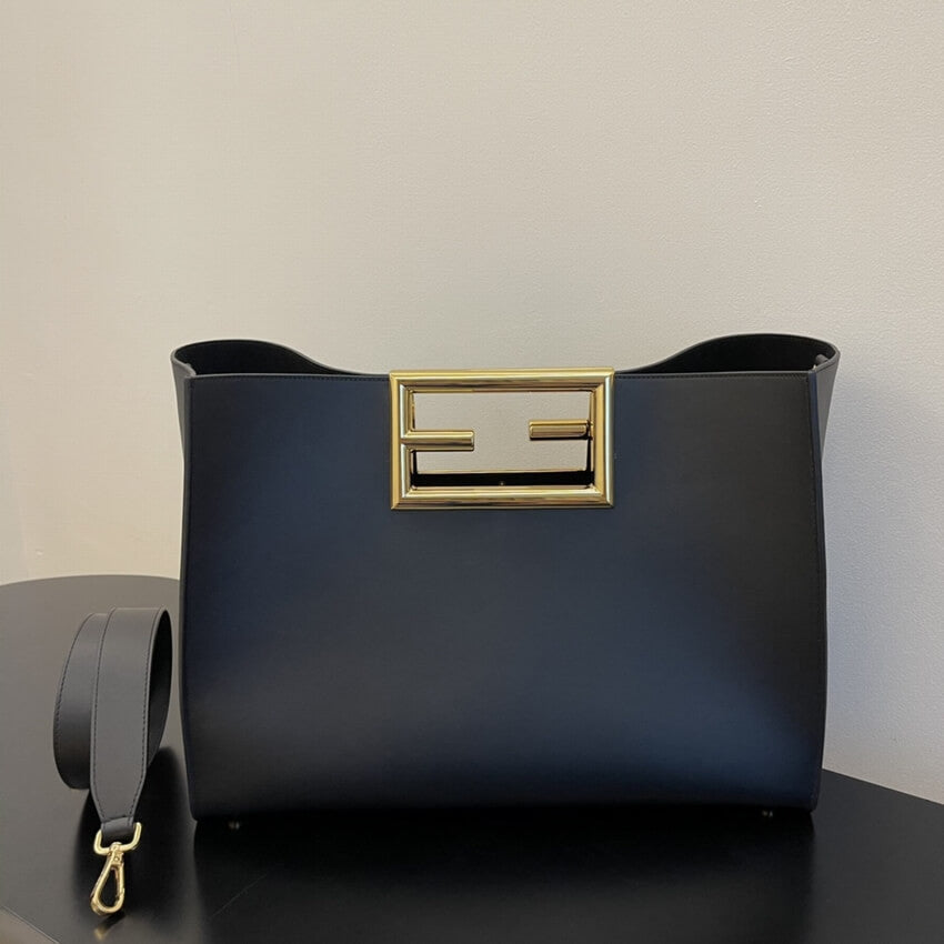 ESMEE Calf Leather Medium Way Bag - FND 794