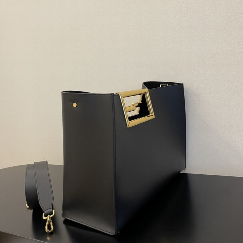 ESMEE Calf Leather Medium Way Bag - FND 794