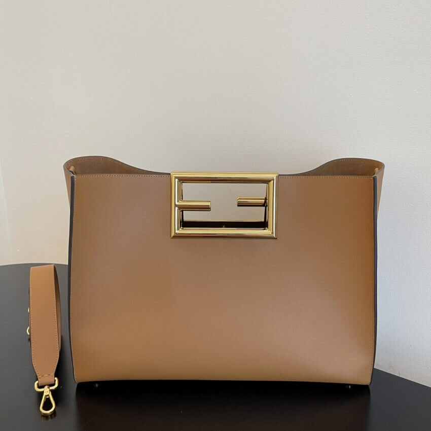 ESMEE Calf Leather Medium Way Bag - FND 795