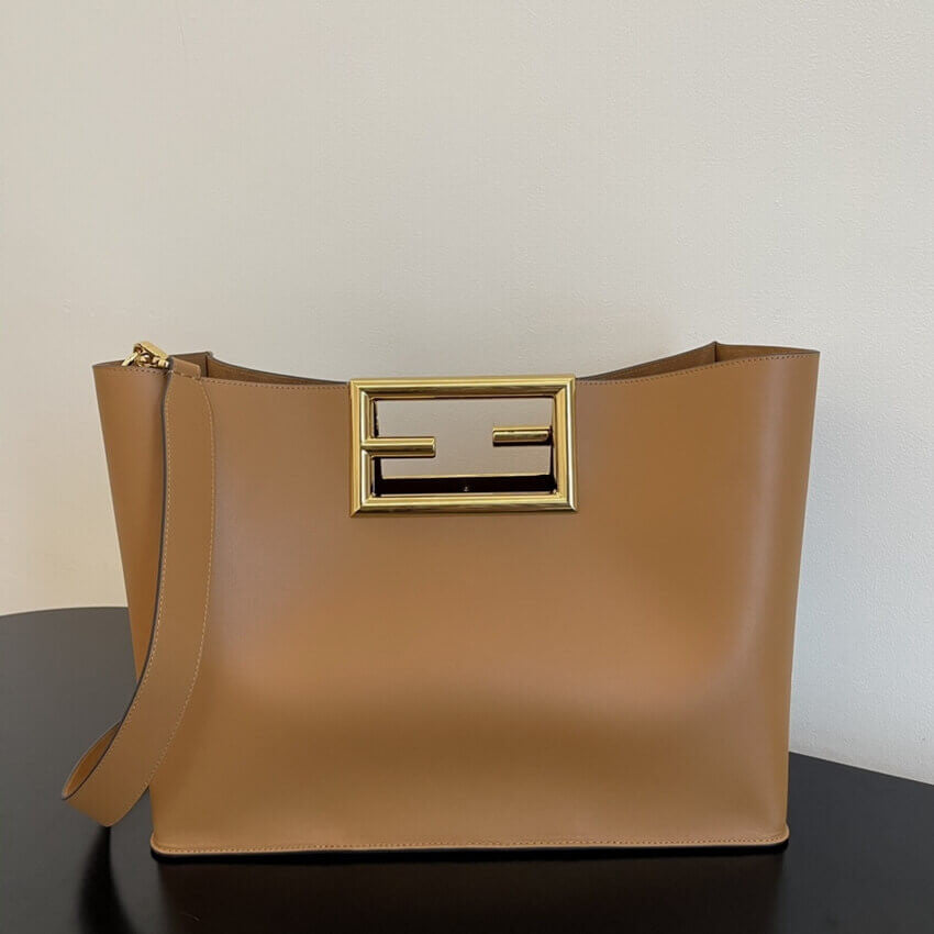 ESMEE Calf Leather Medium Way Bag - FND 795