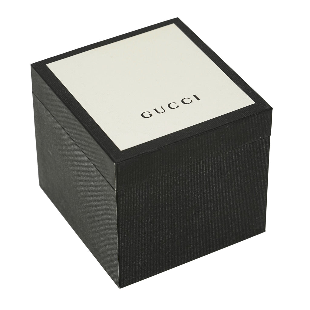 Gucci Watch Interlocking G Ladies 37mm Silver Black