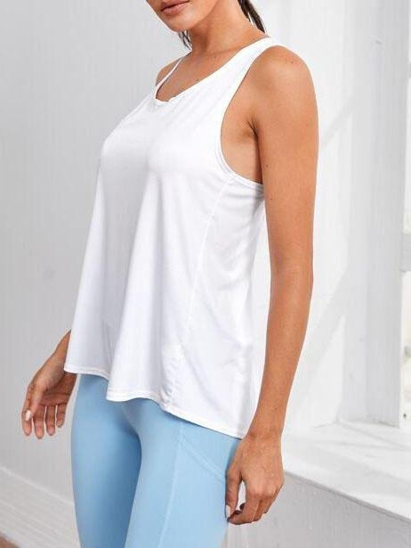 Tie Back Criss-cross Sports Tee